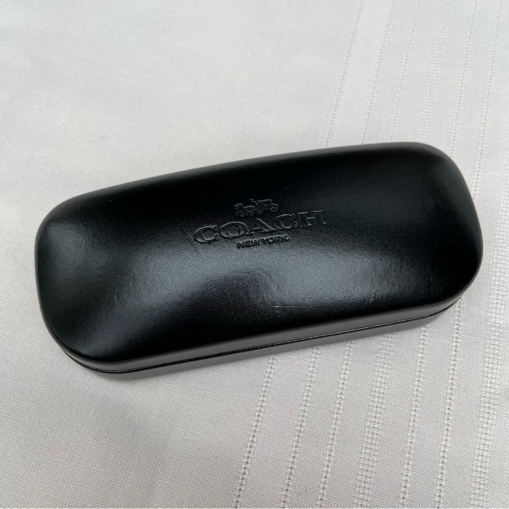 Black Coach Sunglasses Case Clamshell Hard Case - Picture 3 of 11